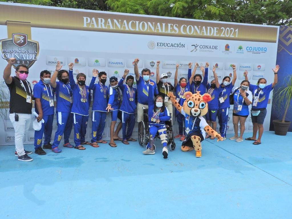 Los tritones y sirenas quintanarroenses sumaron 11 preseas en el último día de actividades de la competencia