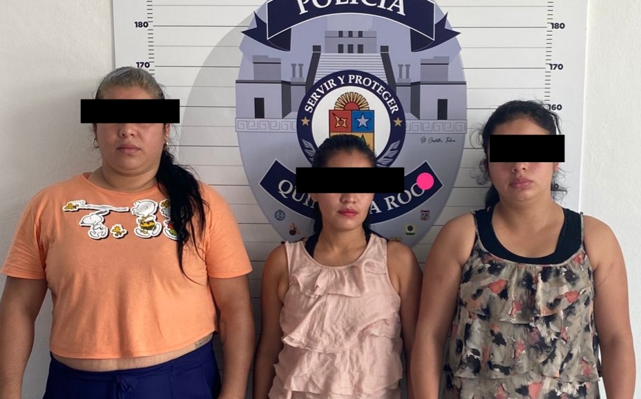 Las mujeres fueron identificadas como Cindy K.G de 31 años de edad; Katerin F.M., de 30 años y Leslye M.R.G., de 26 años Las mujeres fueron identificadas como Cindy K.G de 31 años de edad; Katerin F.M., de 30 años y Leslye M.R.G., de 26 años