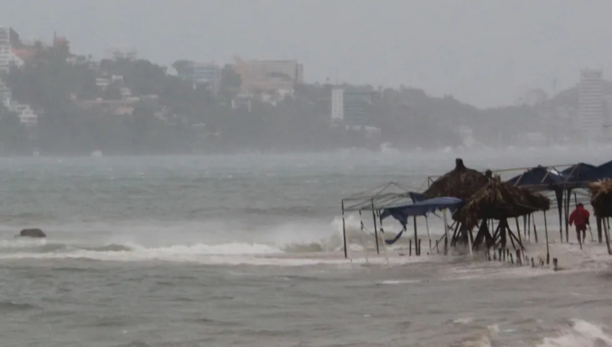 Este viernes se desarrolló la tormenta tropical Rick, a partir de la depresión tropical Diecisiete- E, frente a las costas de Guerrero