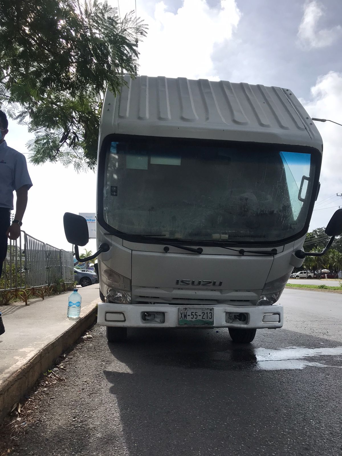 Al lugar llegaron elementos de la policía Quintana Roo para recabar datos