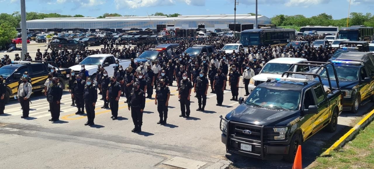 El titular de la Sedena destacó que el 65% de la fuerza de seguridad está concentrada en Mérida, Kanasín y Valladolid