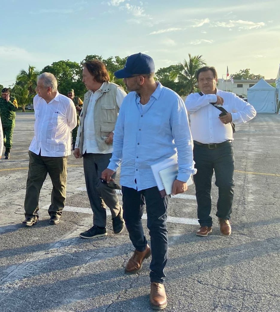 La inspección de López Obrador también incluyó a los tramos 6 y 7 del Tren Maya La inspección de López Obrador también incluyó a los tramos 6 y 7 del Tren Maya