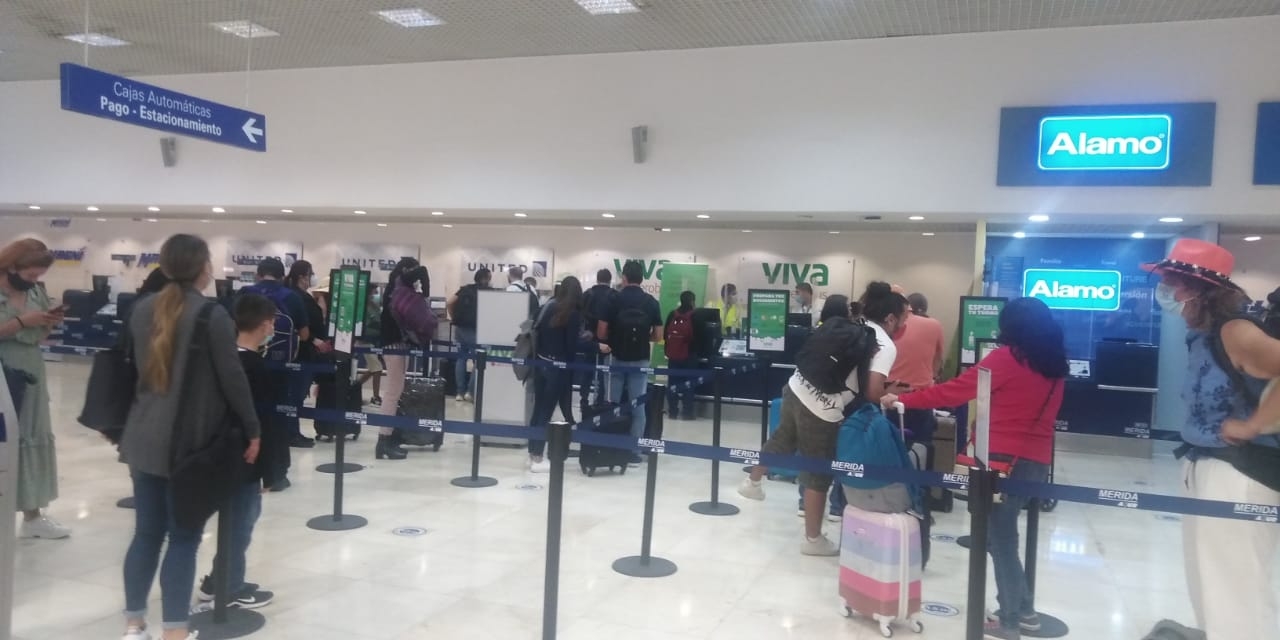 El vuelo debió salir a las 03:35 horas desde Mérida con destino a la CDMX