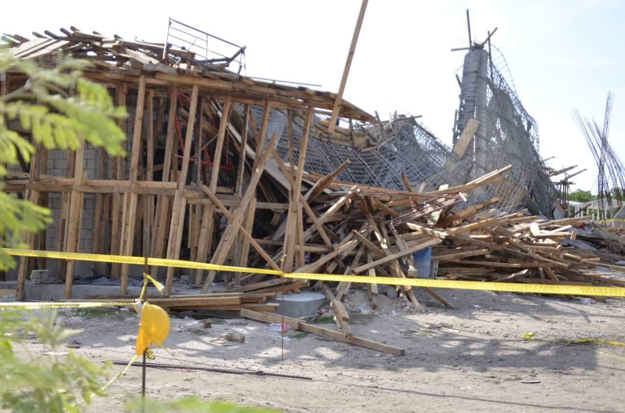El pasado 17 de septiembre se derrumbó una de las edificaciones de la renovación de la Unidad Deportiva Renovación III