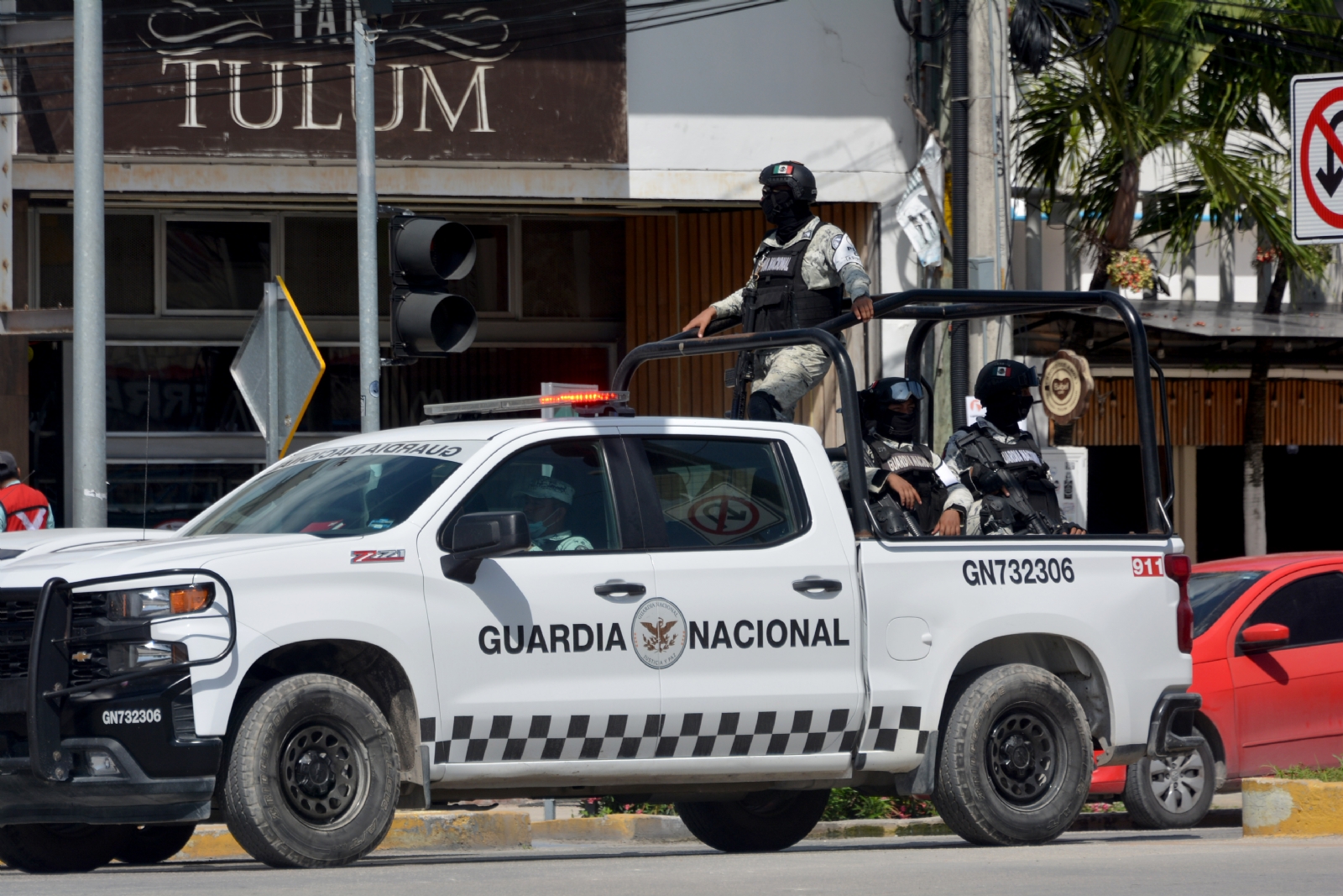 La Guardia Nacional realiza patrullajes en las principales avenidas y en la Zona Turística de Tulum
