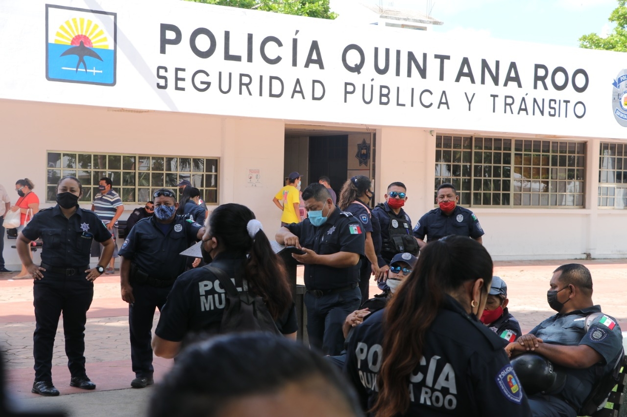 El elemento implicado, dijo ser la líder y vocal de la manifestación ocurrida recientemente durante el cambio de administración en Cozumel