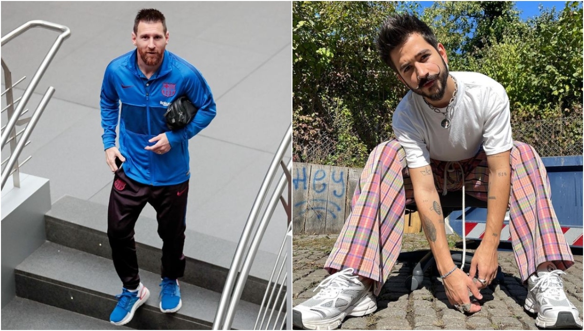 La presencia del astro de futbol generó una gran revolución en redes sociales; sin embargo, lo que también impactó fue el peculiar atuendo del cantante