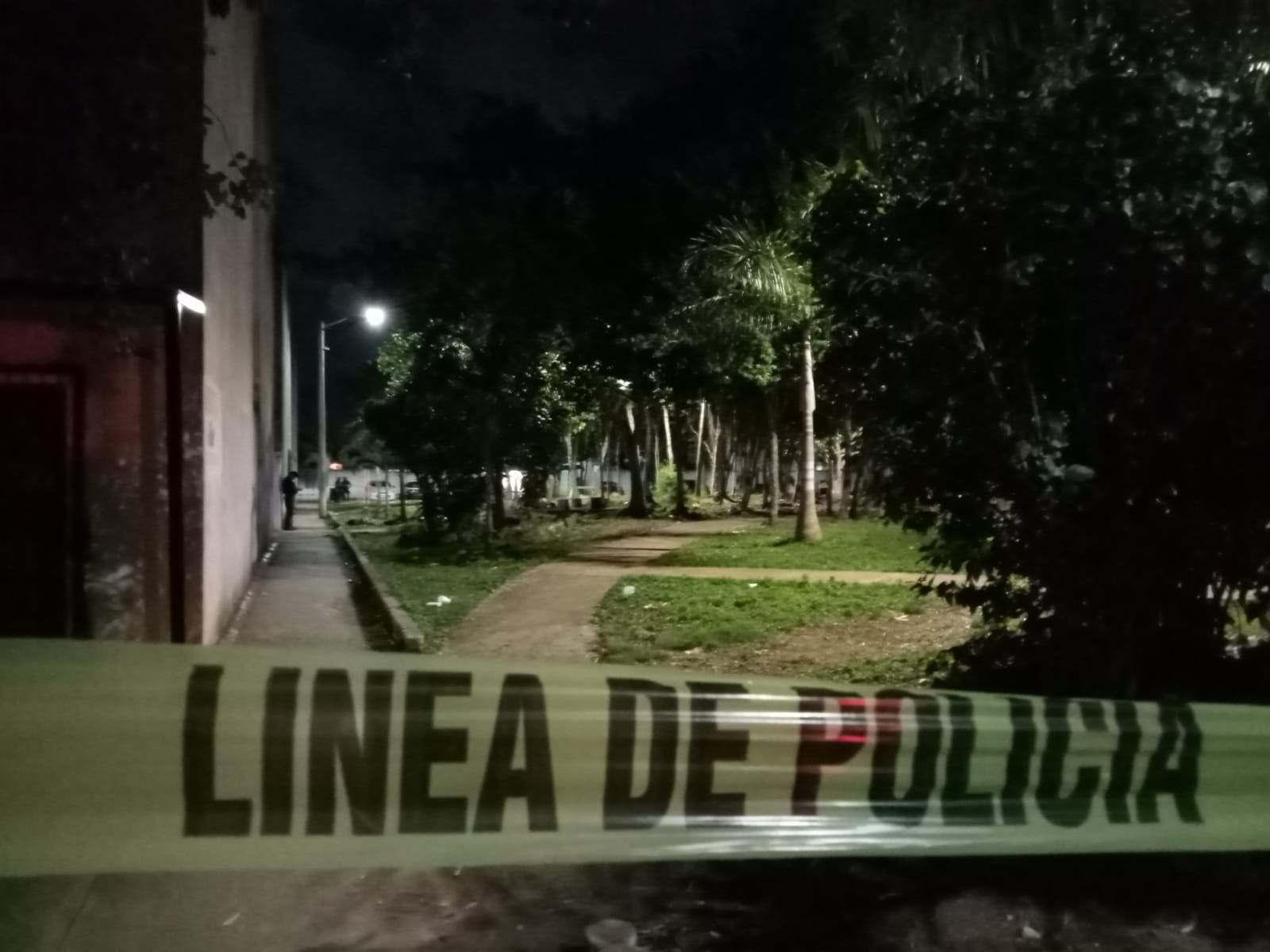 Autoridades municipales, están a la espera a que Servicios Periciales acudan, para realizar el procesamiento del área
