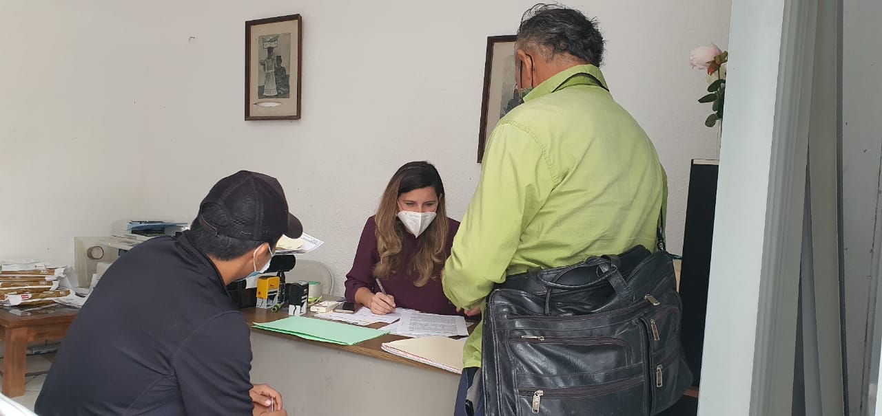 El padre de familia relató a la visitadora del Cdheqroo en Cozumel el abuso de autoridad contra su hijo