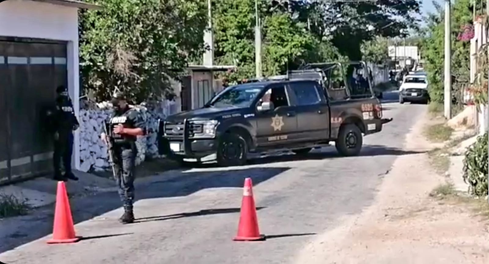 En este domicilio ocurrió una fuerte explosión en donde una pareja de esposos de la tercera edad falleció por diversos productos pirotécnicos