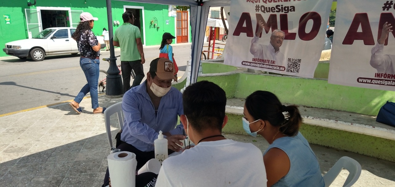 en Palizada se registraron ante las autoridades electorales un total de 25 promoventes
