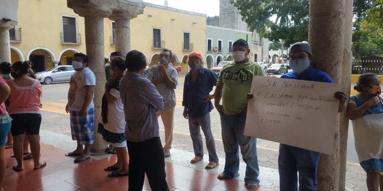 Los pobladores están inconformes con la elección a comisario