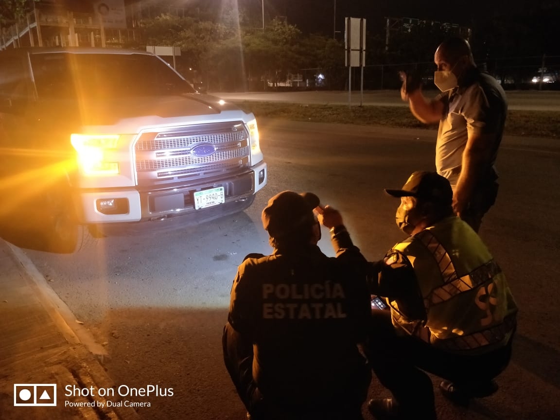 En el sitio se encuentran elementos de la Secretaría de Seguridad Pública SSP En el sitio se encuentran elementos de la Secretaría de Seguridad Pública SSP