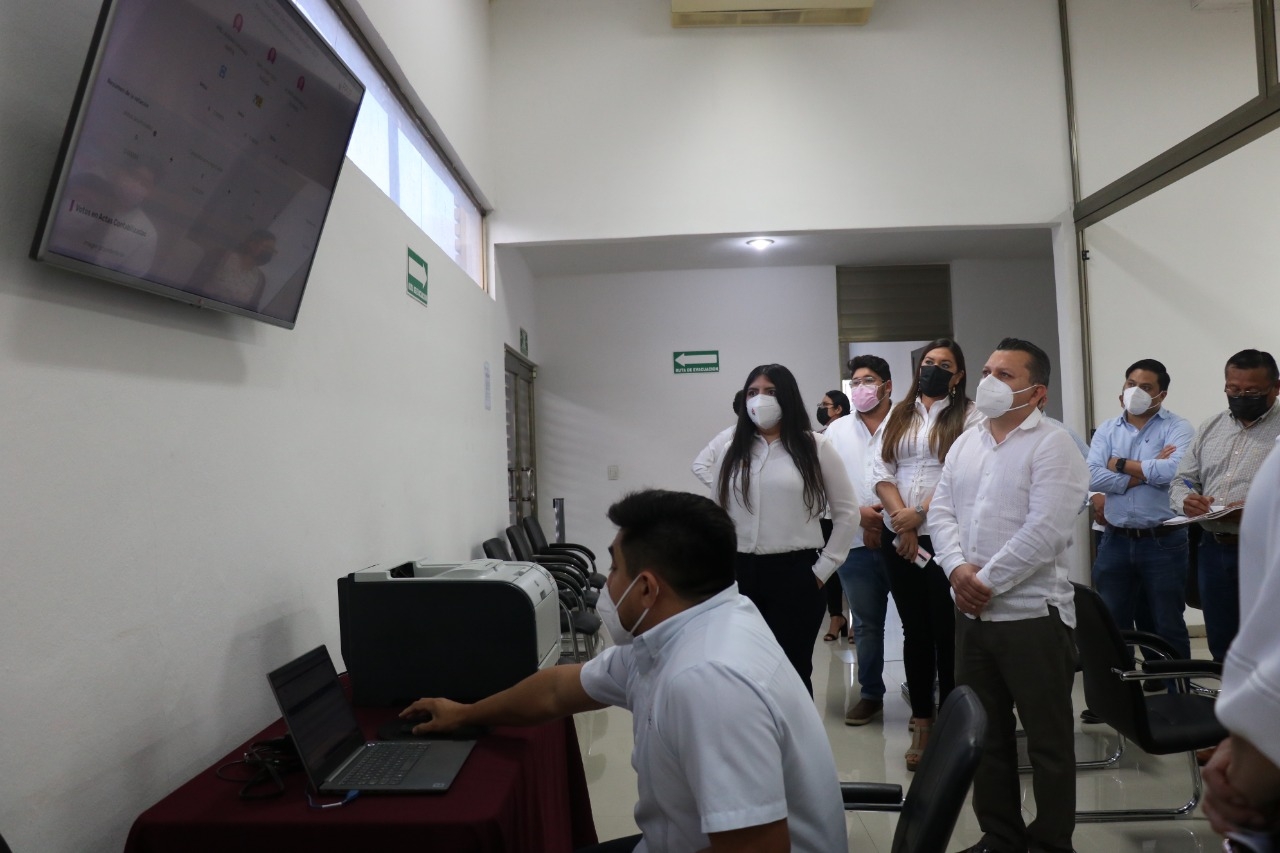 El PREP iniciará su labor en punto de las 6:00 de la tarde, según indicó el IEPAC tras su verificación