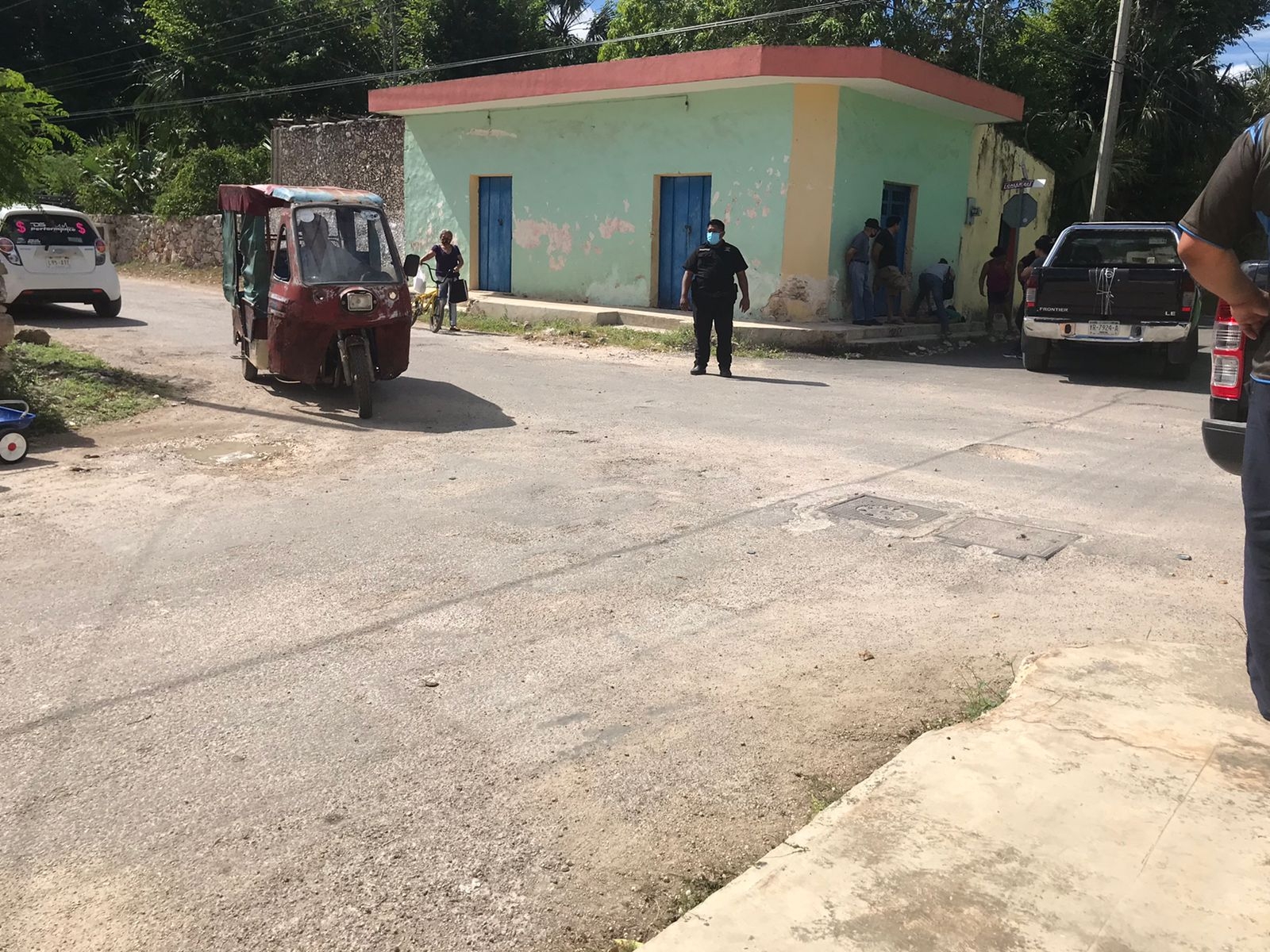 El infante que es hijo de un Policía Municipal, fue trasladado de emergencia a la comisaría de Tibolom con un médico particular