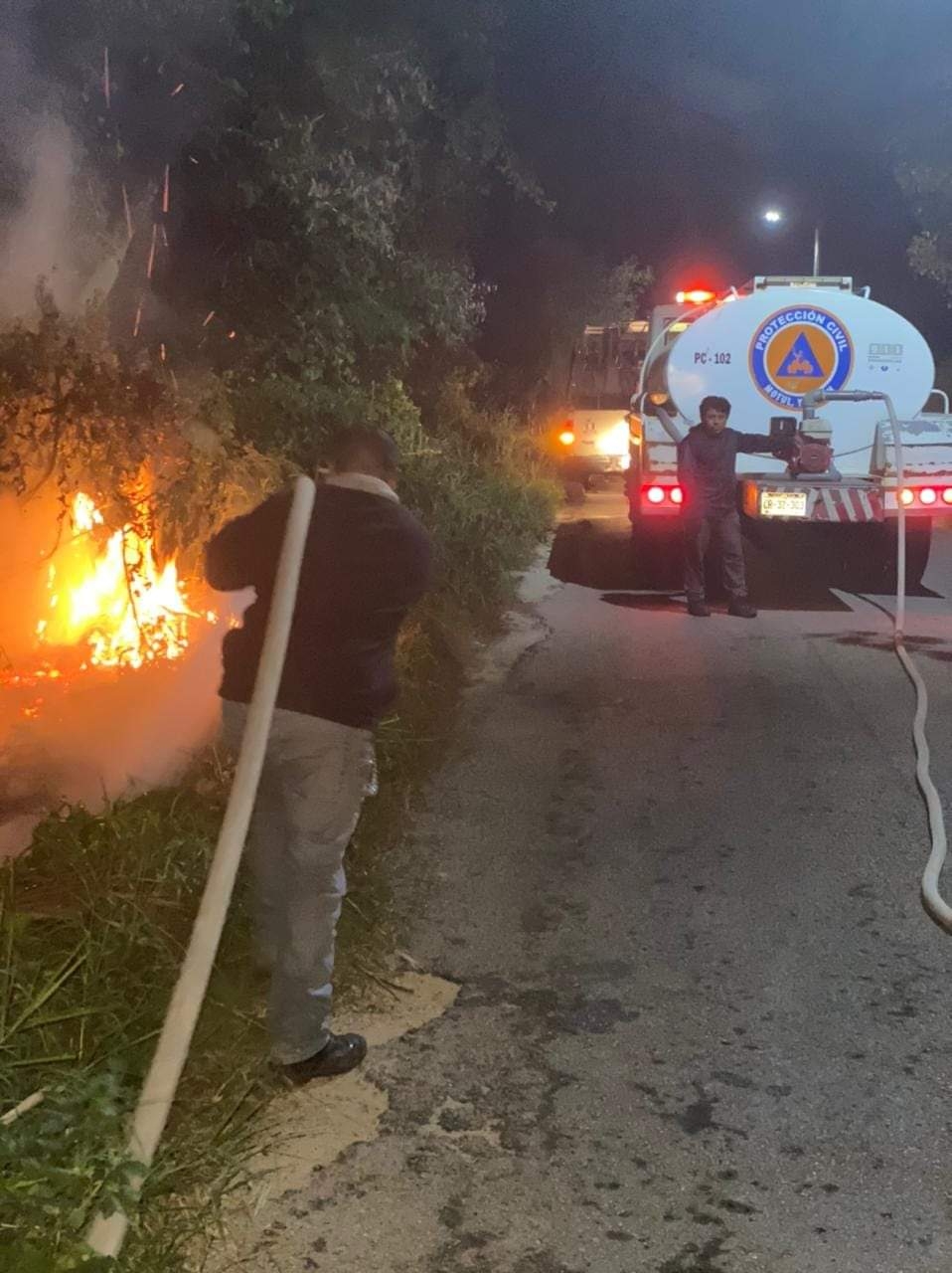 Otro conato fue registrado en el relleno sanitario de la Entidad
