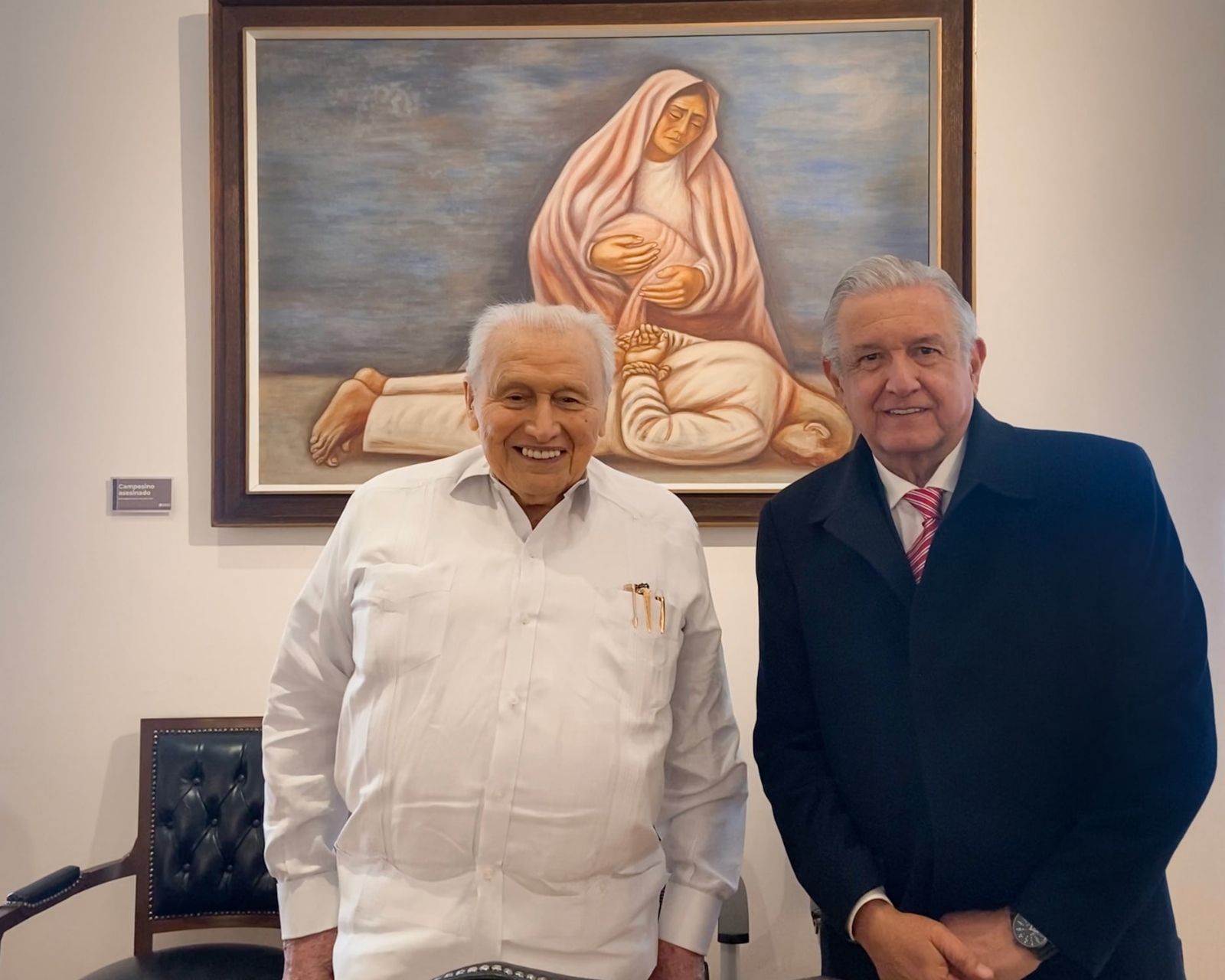 El director y fundador de Por Esto! visitó al Presidente de México en Palacio Nacional
