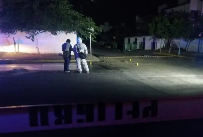 Agentes policiacos de los tres órdenes de gobierno llevaron a cabo un operativo de búsqueda para hallar al responsable