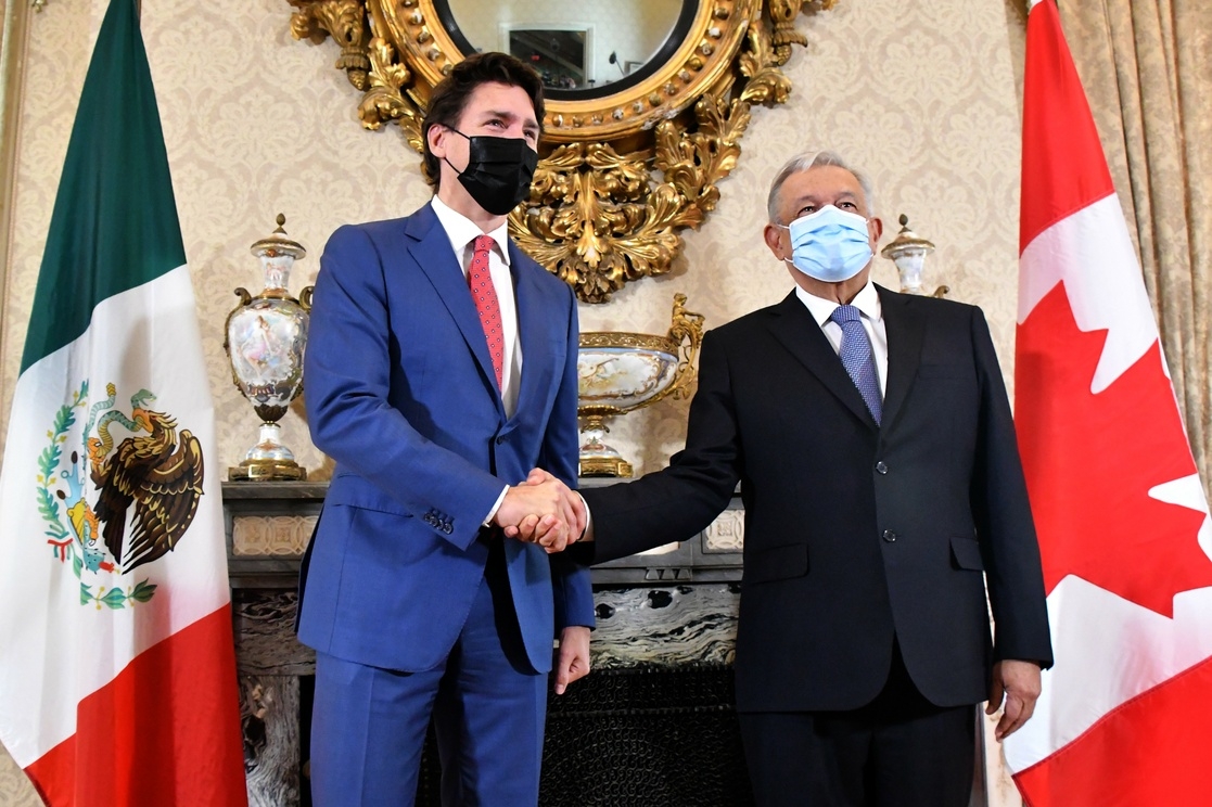 Trudeau expresó sus deseos de cooperación con Mexico
