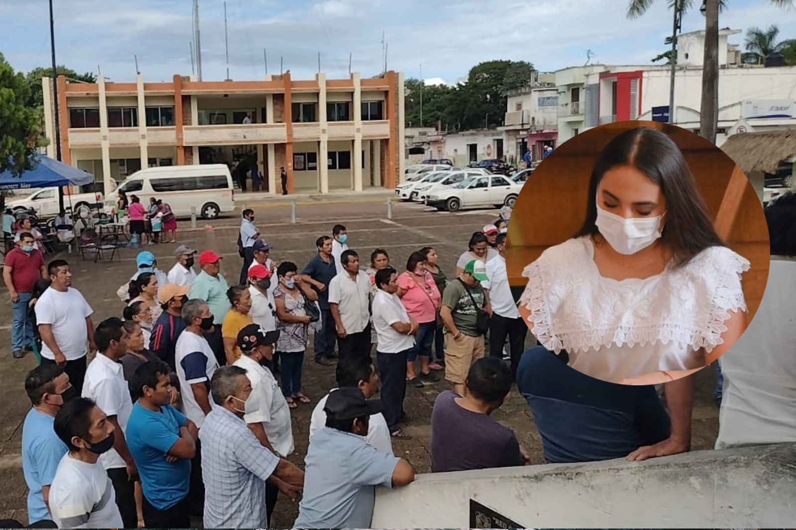 La alcaldesa ignoró el problema de movilidad en Carrillo Puerto y prefirió viajar a Mérida a firmar convenios con su Ayuntamiento