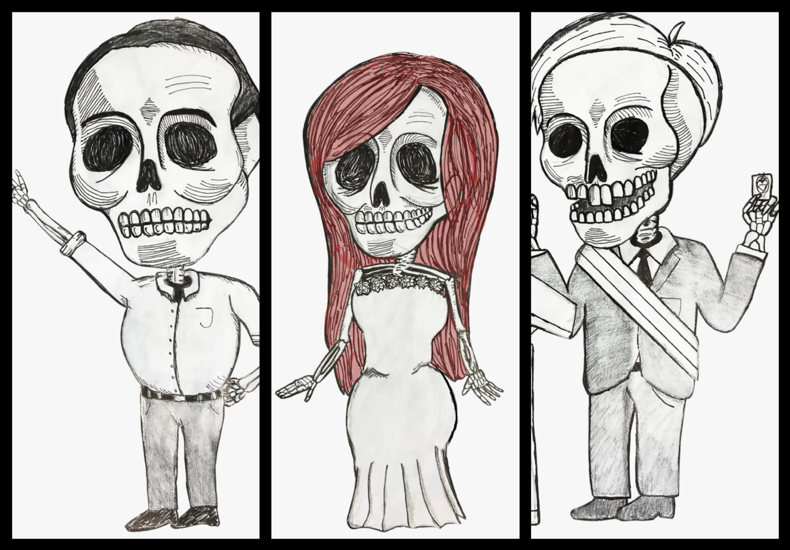 Las calaveritas apelan a las bondades del verso para plantear situaciones y hechos que protagonizan los vivos Las calaveritas apelan a las bondades del verso para plantear situaciones y hechos que protagonizan los vivos