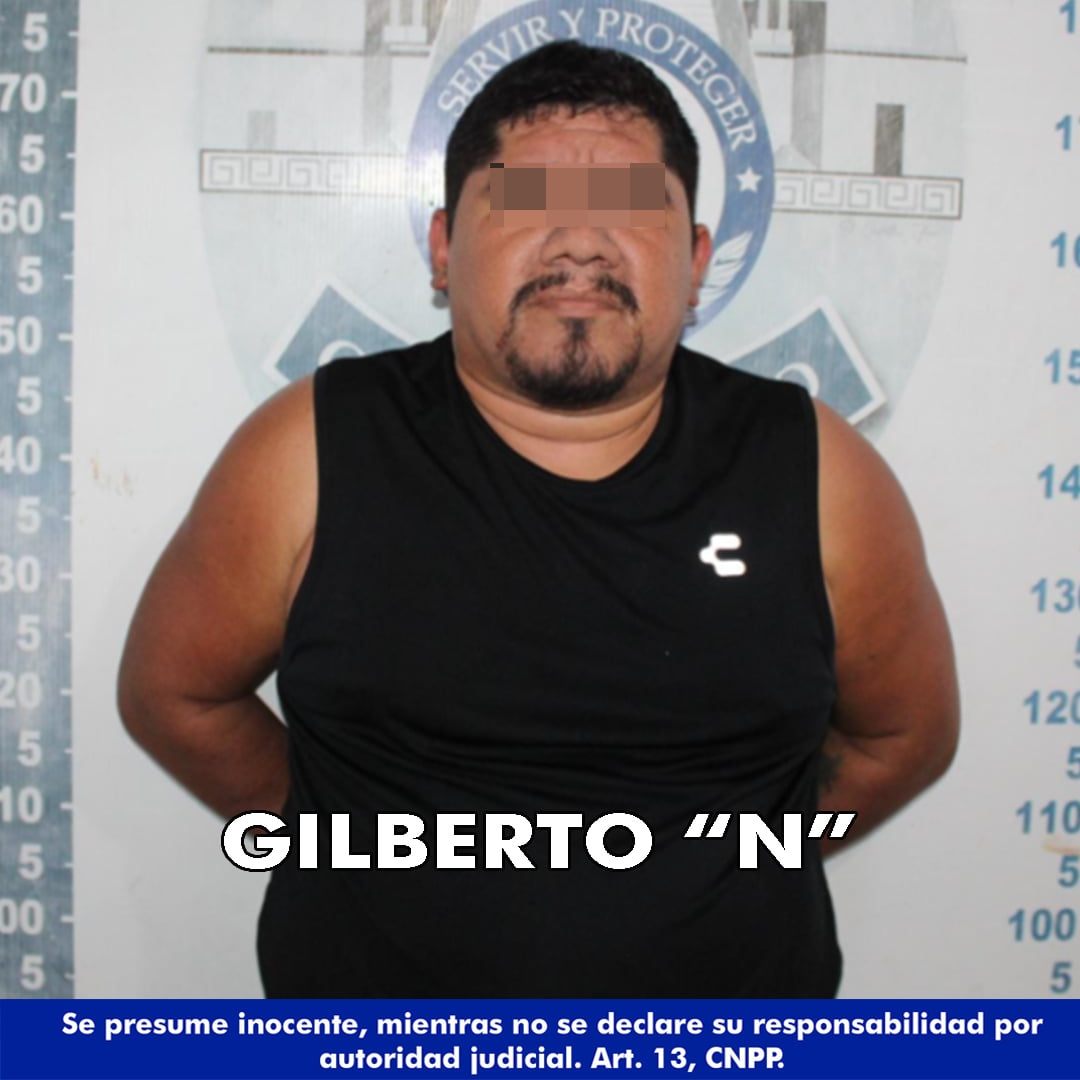 Detienen a un hombre por agresiones físicas a policías en la SM 227 de Cancún