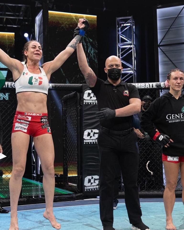 Montserrat Rendón regresa a casa en Cancún donde seguirá trabajando con el equipo ECR Fight Center en Bujutsu Cancún