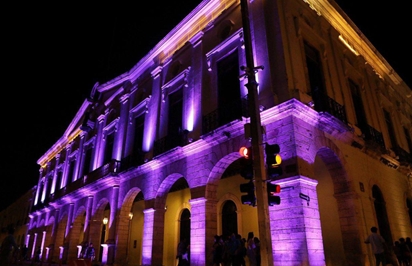 Así se veía el Palacio de Gobierno