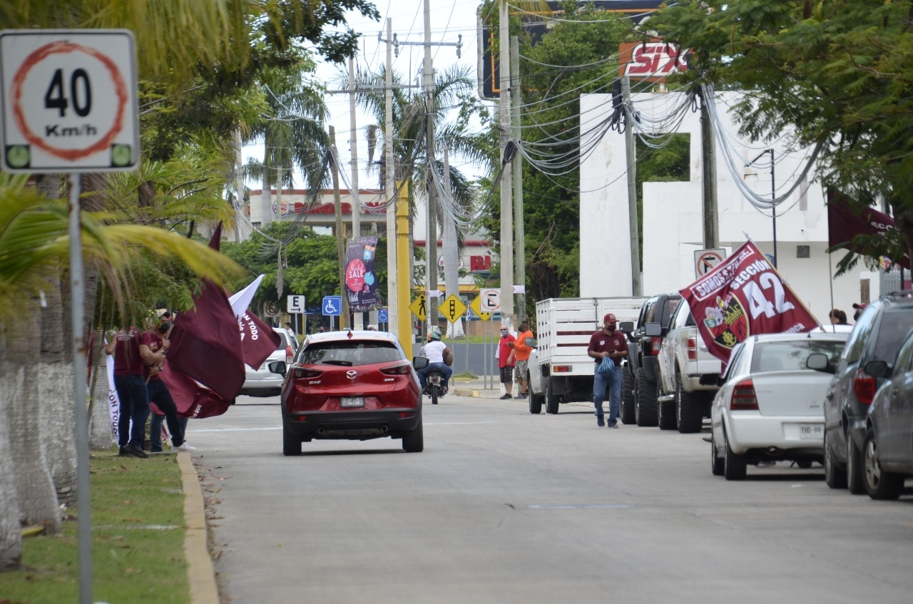 Las planillas realizaron sus actos de proselitismo en busca de la Secretaría General de este sindicato, elección que se efectuará el próximo martes 30 de noviembre