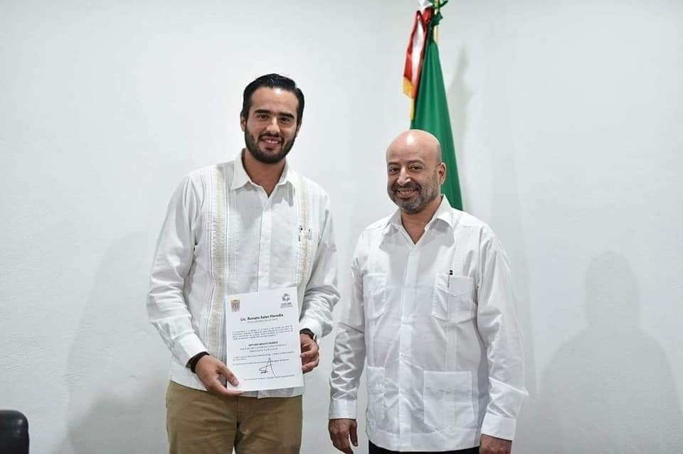 Renato Sales Heredia asegura que el hijo de la titular de la SSP es director y no Viscefiscal Renato Sales Heredia asegura que el hijo de la titular de la SSP es director y no Viscefiscal