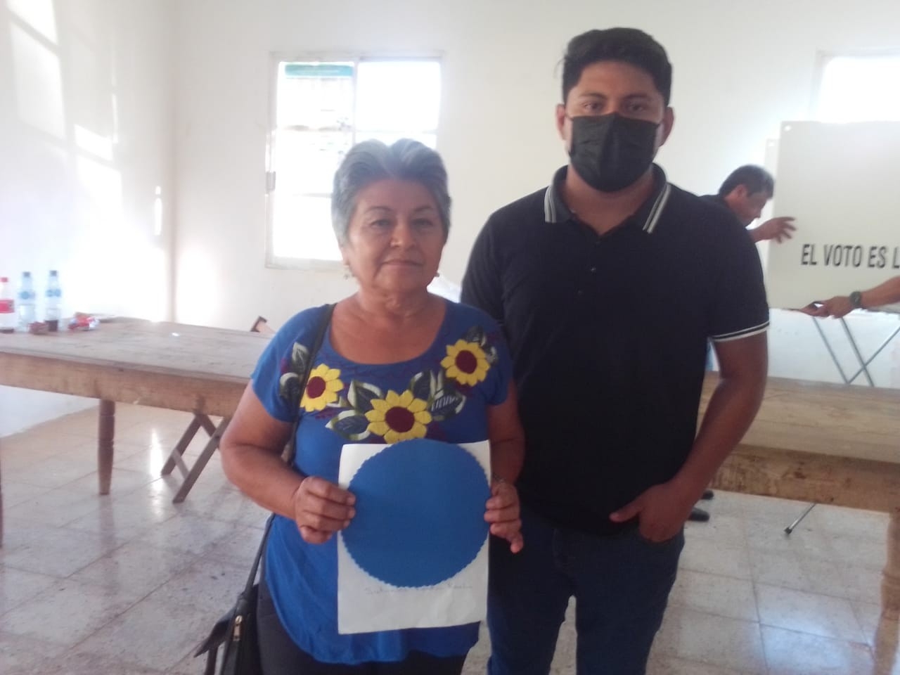 En medio de votaciones limpias y sin disturbios, la comunidad escogió a la maestra Saturdina Kantún Kantún como su nueva abanderada
