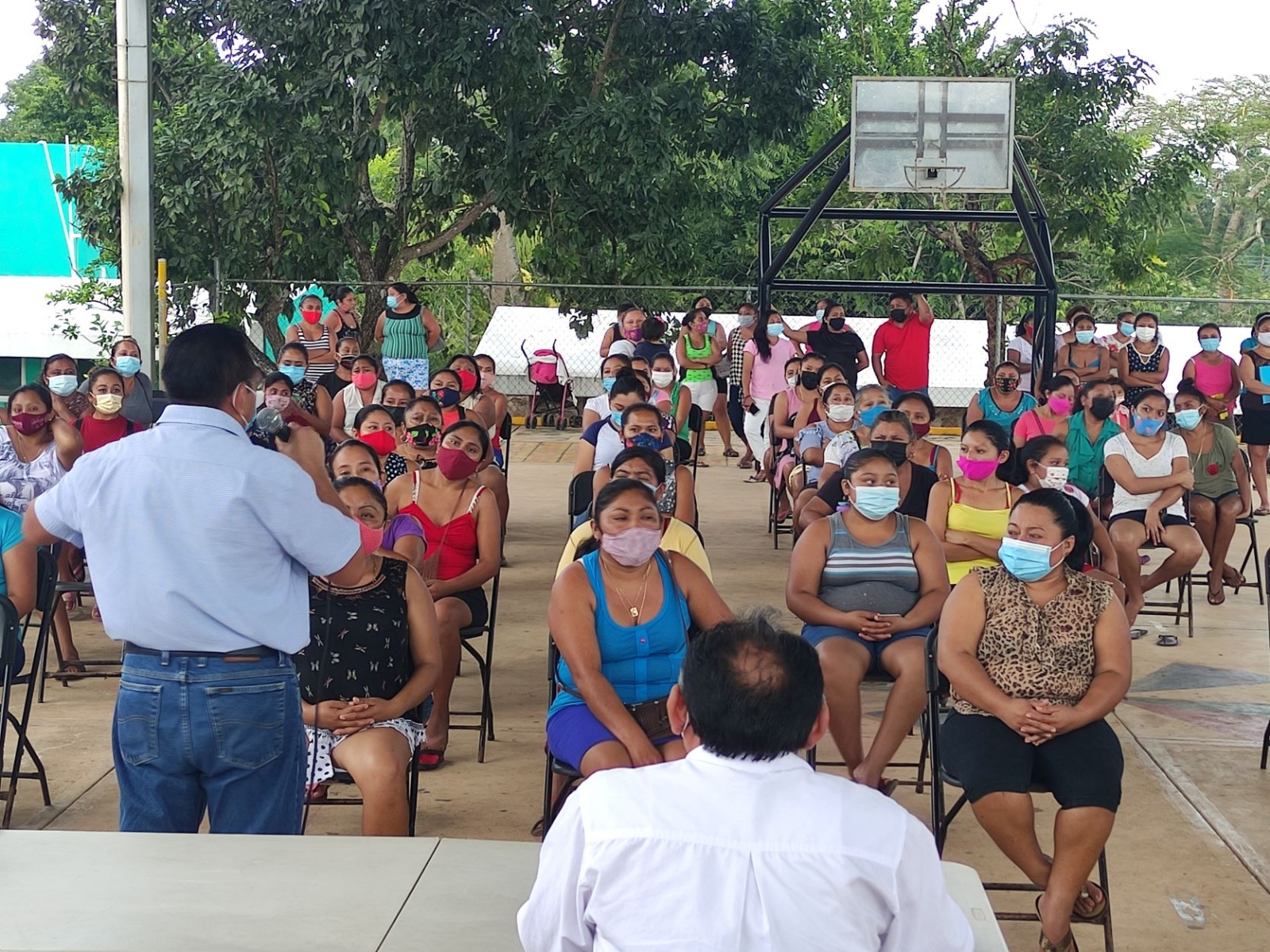 La asamblea fue supervisada por personal de la Secretaría del Bienestar La asamblea fue supervisada por personal de la Secretaría del Bienestar