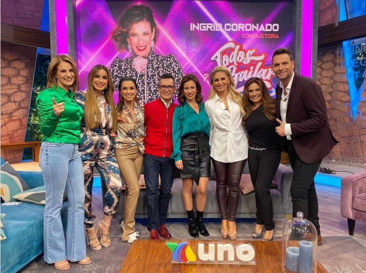 Ingrid Coronado regresó a TV Azteca para conducir “Todos a bailar”