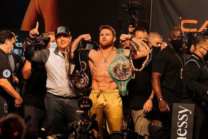 Este sábado se llevará a cabo desde el MGM Grand, de Las Vegas, Nevada; la esperada pelea de box entre Saúl ‘Canelo’ Álvarez, de 31 años, y Caleb Plant Este sábado se llevará a cabo desde el MGM Grand, de Las Vegas, Nevada; la esperada pelea de box entre Saúl ‘Canelo’ Álvarez, de 31 años, y Caleb Plant