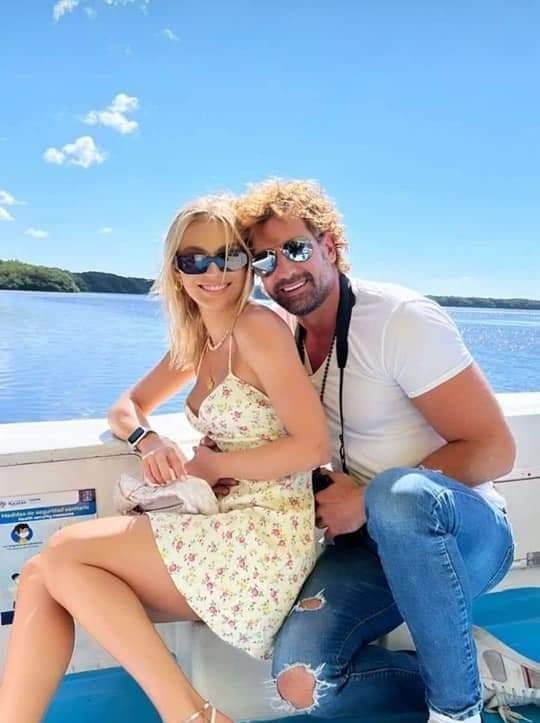 Gabriel Soto y su pareja Irina Baeva disfrutaron de este fin de semana en Progreso y otros puntos de Yucatán