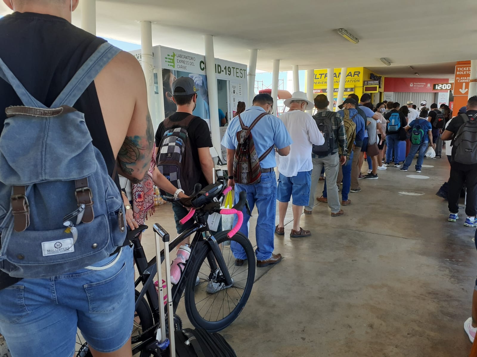 Los cruces al macizo Continental han salido completamente llenos debido al retorno de los más de tres mil ciclistas