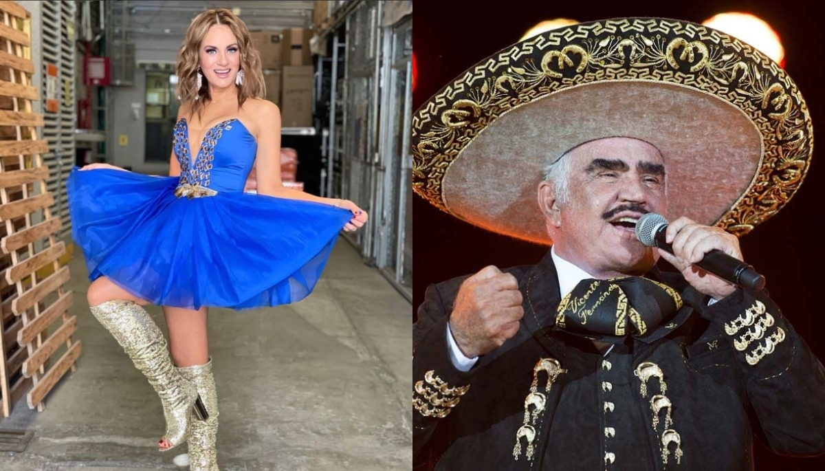 La conductora del programa VLA causó diferentes reacciones en las redes sociales por la cobertura que realizó sobre la muerte de Vicente Fernández. Foto: Especial