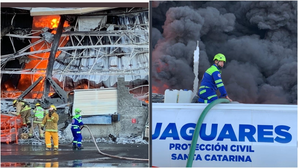 La mañana de este lunes ocurrió un incendio en una fábrica donde se manejan plásticos, madera y cartón en el Parque Industrial Diamante en Santa Catarina, Nuevo León. Hasta el momento no se reportan personas fallecidas La mañana de este lunes ocurrió un incendio en una fábrica donde se manejan plásticos, madera y cartón en el Parque Industrial Diamante en Santa Catarina, Nuevo León. Hasta el momento no se reportan personas fallecidas