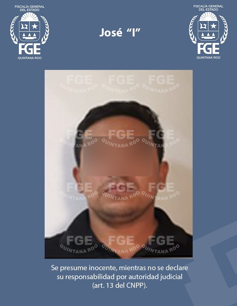 Tras la detención de José “I”, lo trasladaron a las instalaciones de la FGE y fue puesto a disposición del órgano jurisdiccional que lo requirió