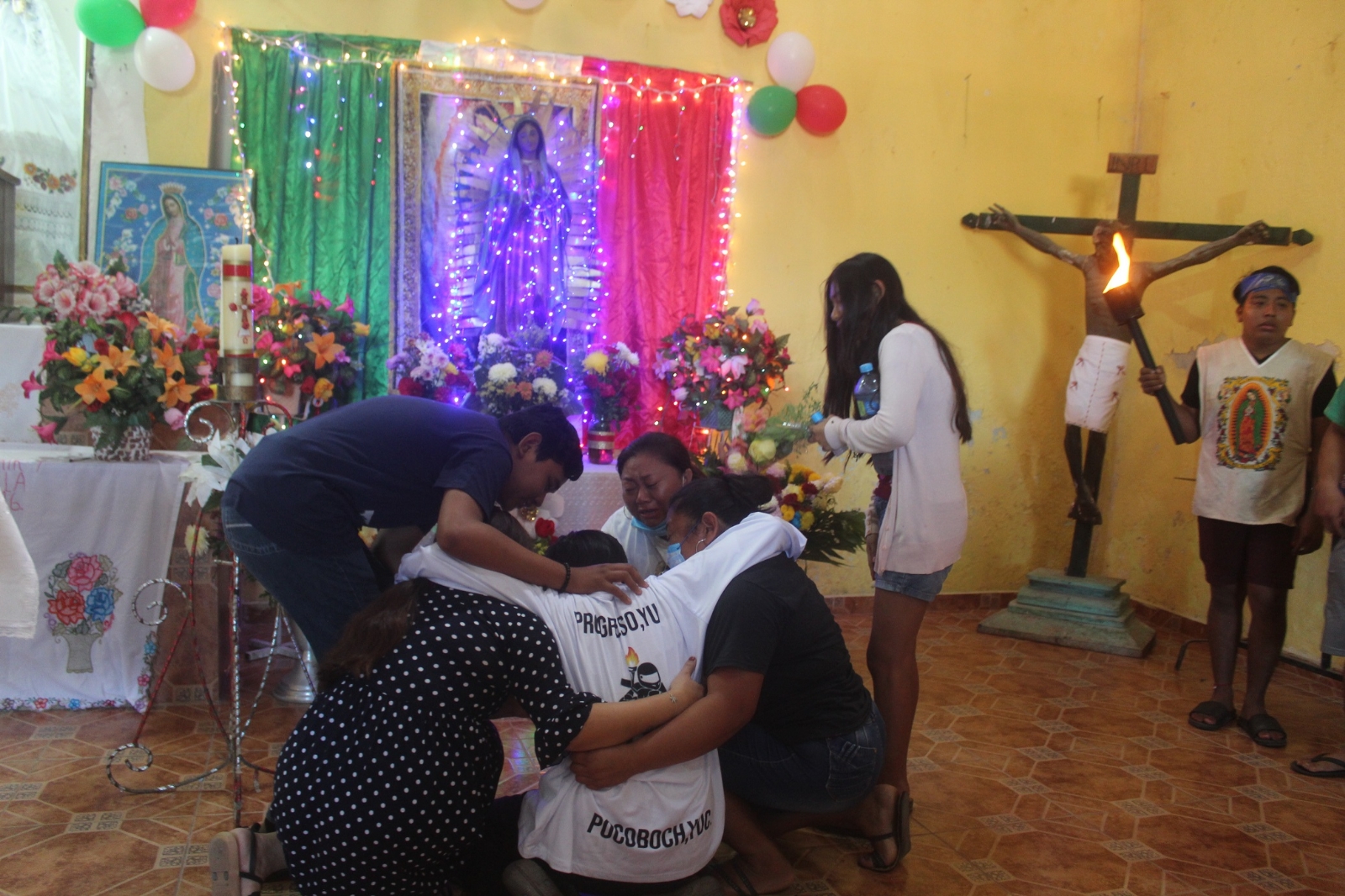 La mujeres falleció el sábado tras ser atropellada cuando cumplía su promesa a la Virgen