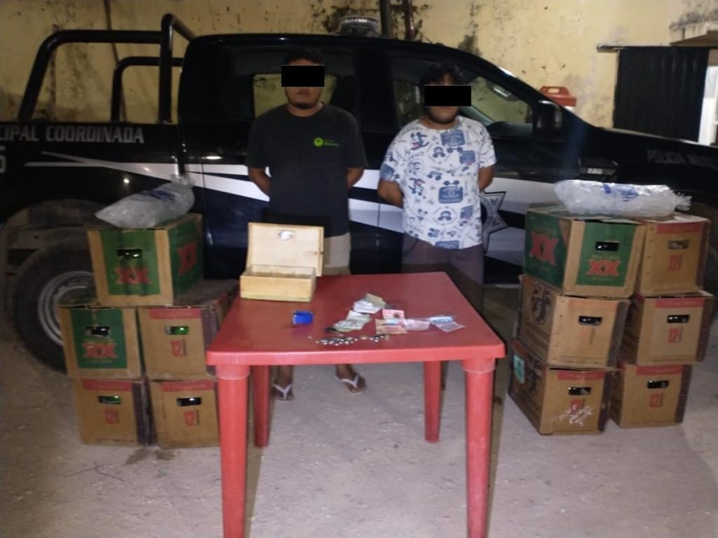 En el operativo se incautaron 11 cartones de cerveza En el operativo se incautaron 11 cartones de cerveza