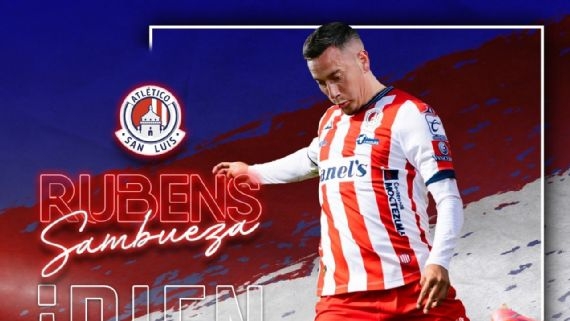 Rubens Sambueza llega con un contrato por dos años, con la opción de que se alargue a tres