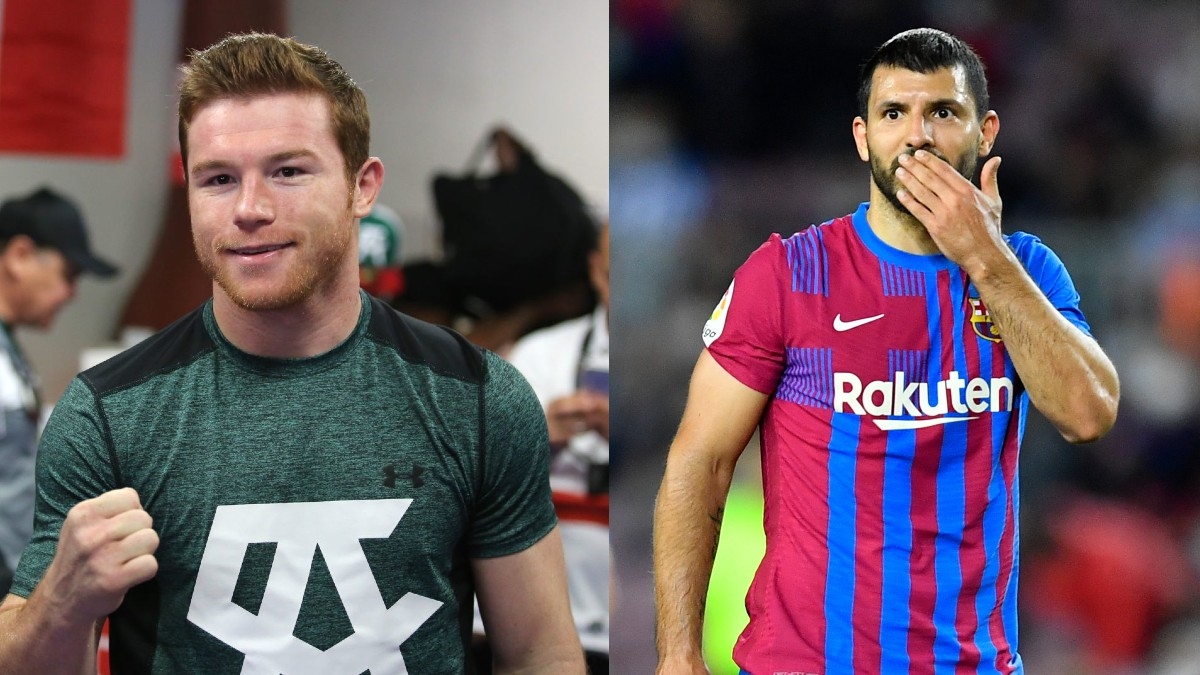 El boxeador mexicano, Saúl 'Canelo' Álvarez, se unió a los deportistas que lamentaron el retiro de Sergio 'Kun' Agüero