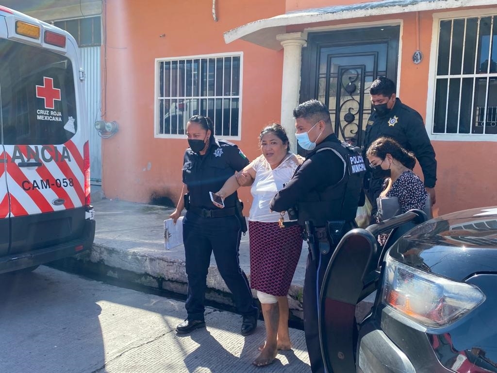 La mujer fue llevada al Centro de Justicia para la Mujer para que interponga su formal denuncia La mujer fue llevada al Centro de Justicia para la Mujer para que interponga su formal denuncia