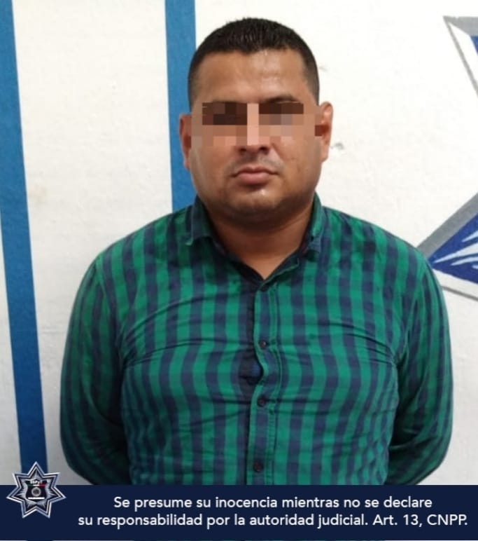 El hombre fue asegurado junto con el arma y fueron puestos a disposición de la Fiscalía General de la República