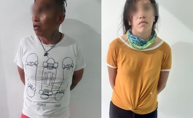 La pareja se identificó como Jazibe  de 24 años de edad, y Gaspar de 37 años