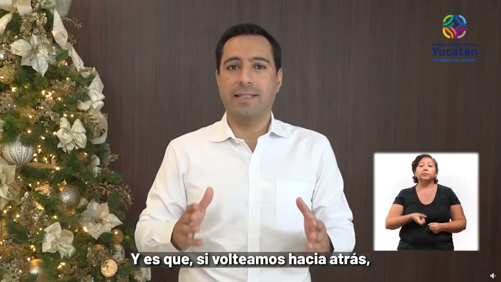 El gobernador compartió sus mejores deseos para el próximo año El gobernador compartió sus mejores deseos para el próximo año