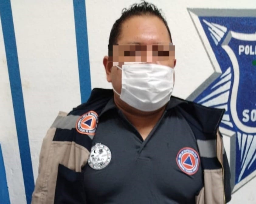 El ahora extrabajador de Protección Civil de Playa del Carmen, permanecerá en los separos en espera de aclarar su estatus legal