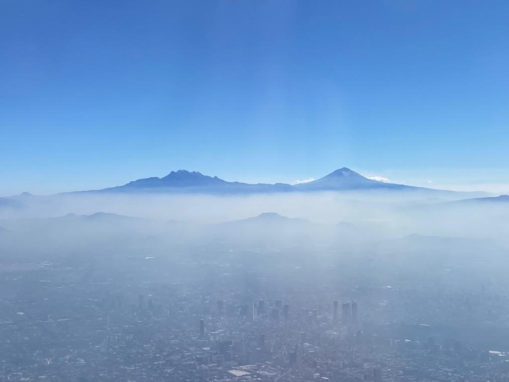 Los niveles de la contaminación del aire en la CDMX se mantiene entre moderado y peligroso para grupos vulnerables. Foto: Especial Los niveles de la contaminación del aire en la CDMX se mantiene entre moderado y peligroso para grupos vulnerables. Foto: Especial