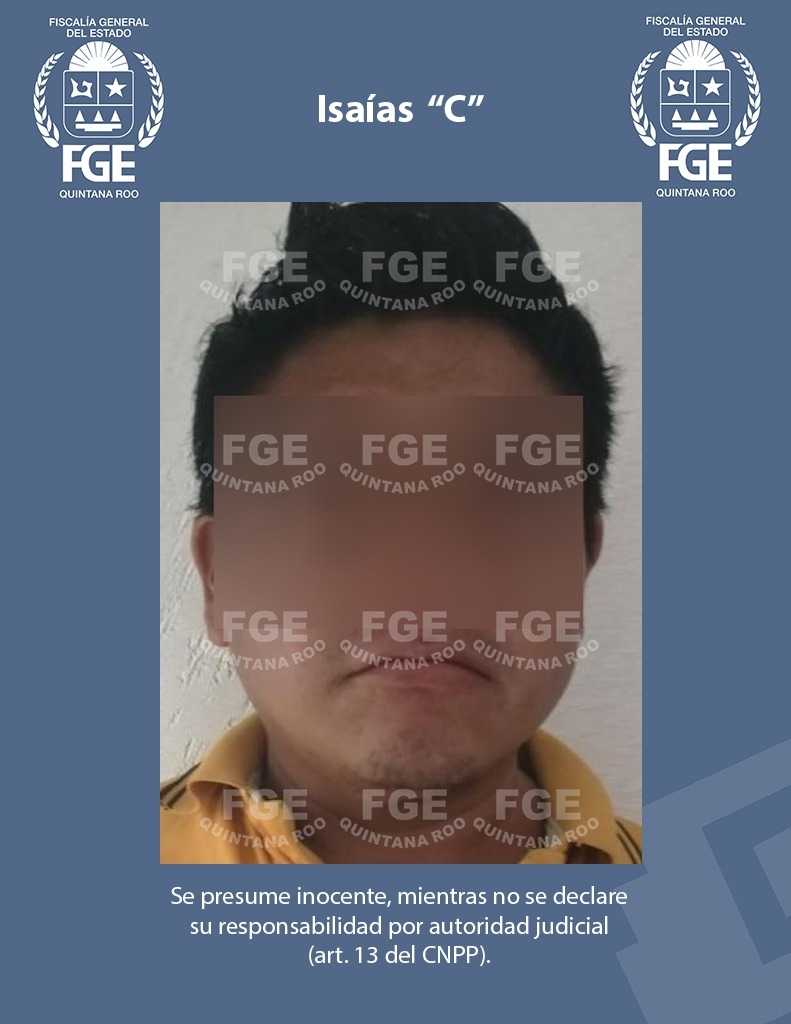 El imputado fue detenido en las calles de Playa del Carmen y fue trasladado al Centro de Reinserción Social